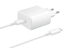 Samsung EP-TA845 Smartfon Biały Prąd przemienny Szybkie ładowanie Wewnętrzna