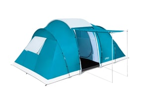 Bestway 68094 tält för 6 personer. Blått, vitt kupoltält / iglo