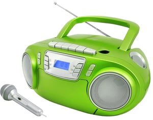 Soundmaster SCD5800GR Analog 3 W FM, PLL Green, Silver MP3 Player