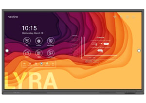 Newline Lyra tablica interaktywna 165,1 cm (65") 3840 x 2160 px Ekran dotykowy Czarny