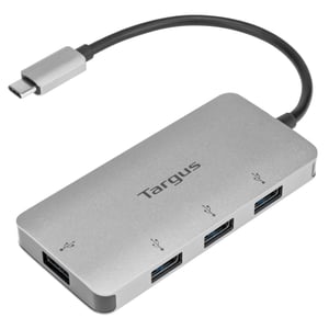 Targus ACH226EU USB 3.2 Gen 1 (3.1 Gen 1) Type-C Hubs and Concentrators, 5000 Mbit/s, Silver