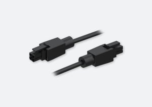 Teltonika 4-pin to 4-pin power cable Czarny 1 m