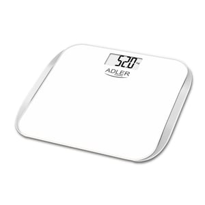 Adler AD 8164 Square Scale, Silver, White Electronic Postal Scale