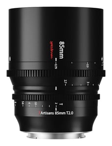 7Artisans 85 mm T2.0 Canon RF spiegellose Kamera/Spiegelreflexkamera mit einem Objektiv Kinoobjektiv Schwarz