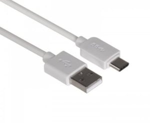 Maclean MCTV-831 W USB Cable, USB 2.0, 1 m, USB-C to USB-A, White