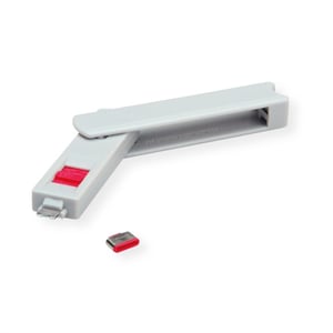 ROLINE 11.02.8333 Port Lock USB Type-C Port Lock Key, Gray, 1 pc.