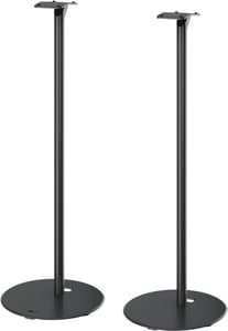 Goobay 71195 Speaker Mount, Floor, Aluminum, Black Steel