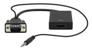ProXtend VGA-AHDMIF-0002 Kabeladapter 0,2 m VGA (D-Sub) HDMI Typ A (Standard) Schwarz