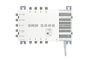 Kathrein EXR 2508 multiswitch för satellitsignaler, 5 ingångar, 8 utgångar.