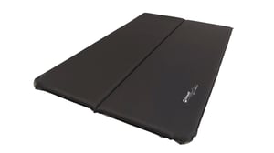 Outwell Sleepin Double självuppblåsande liggunderlag 5,0 cm, svart Dubbelmadrass Svart