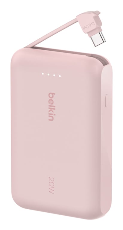 фото Зовнішній акумулятор (павербанк) Belkin Boost Charge 10000mAh Pink (BPB021HQPK)