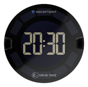 OOONO P-Disc No3 Parkplatte Schwarz Elektronisch
