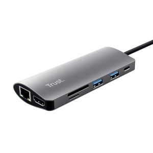 Trust Dalyx adapter: Internal HDMI, RJ-45, USB 3.2 Gen 1 (3.1 Gen 1)