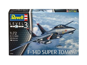 Revell Grumman F-14D Super Tomcat Modell eines Starrflügelflugzeugs Bausatz 1:72