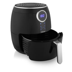 Tristar FR-6956 Single-Basket 4.5 L Standalone 1500 W Hot Air Fryer, Black, Silver