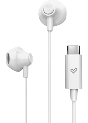 Energy Sistem EasyPods Zestaw słuchawkowy Przewodowa Douszny Połączenia/muzyka USB Type-C Biały