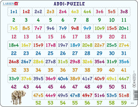 Larsen Maxi LA-AR8 Puzzle kształty 58 szt.