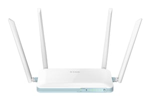 D-Link EAGLE PRO AI trådlös Fast Ethernet-router, enkelfrekvens (2,4 GHz), 4G, vit