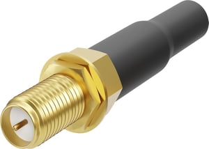 Goobay 51679 kabel koncentryczny LMR195 10 m RP-SMA Czarny