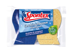 Spontex 19321008 Schwamm Blau, Gelb 2 Stück