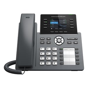 Grandstream Networks GRP2634 telefon VoIP Czarny 8 linii TFT Wi-Fi