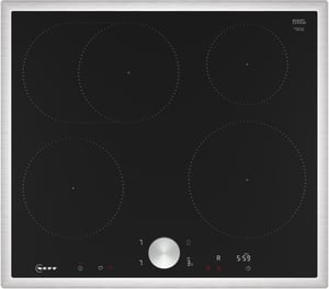 Neff T56STF1L0 Cooktop, Black, Built-in, 60 cm, Induction Cooktop with 4 cooking zones