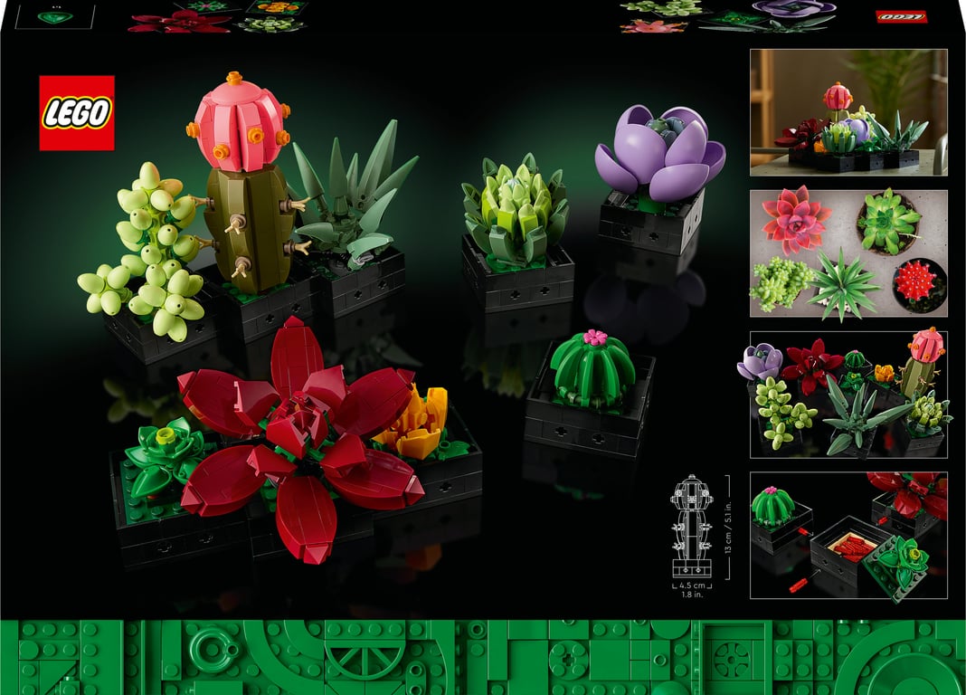 фото Блоковий конструктор LEGO Botanicals Сукуленти (10309)