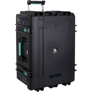 DEQSTER 10-744118 Ladegerät für mobile Geräte, Tablet, Schwarz, Türkis, Wechselstrom, für den Innen- und Außenbereich