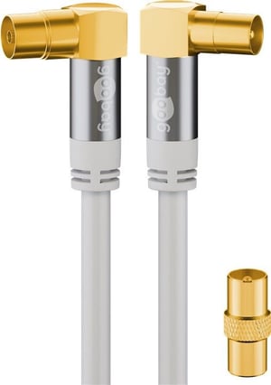 Wentronic 70420 kabel koncentryczny 3 m Biały