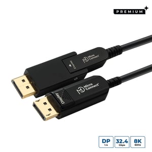 Microconnect DP-MMG-1500MBV1.4OP DisplayPort-Kabel, 15 m, schwarz