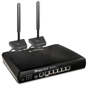 DrayTek Vigor2927L WLAN-Router mit Gigabit-Ethernet und 4G, schwarz