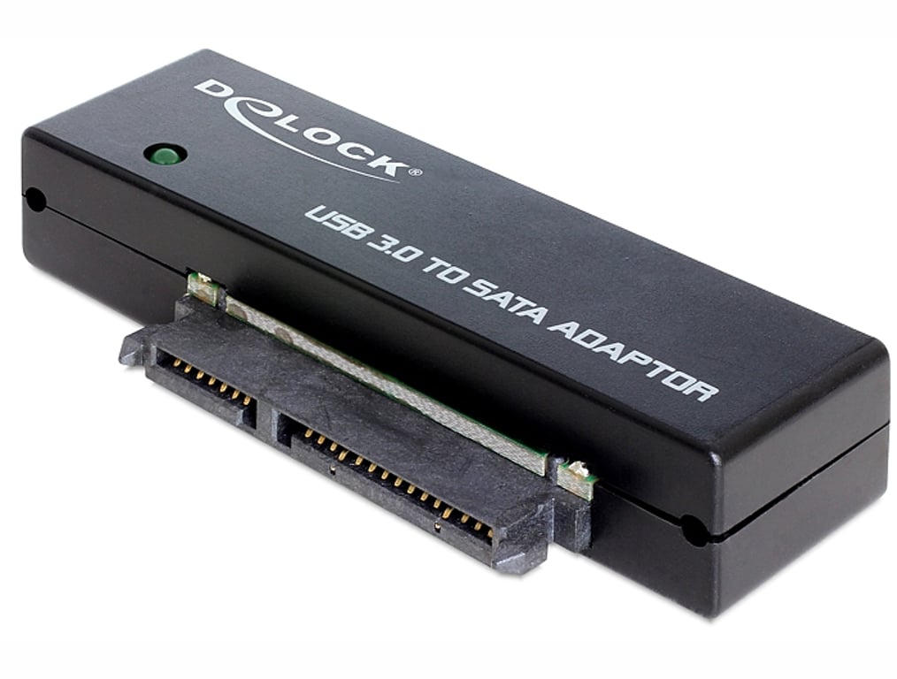 DeLOCK 62486 przejściówka do kabli USB3.0 SATA III Czarny