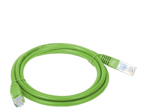 Alantec KKU5ZIE0.5 kabel sieciowy Zielony 0,5 m Cat5e U/UTP (UTP)