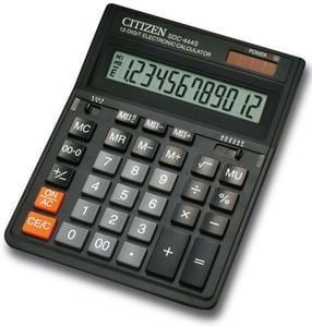 Citizen SDC-444S kalkulator Desktop Podstawowy kalkulator Czarny