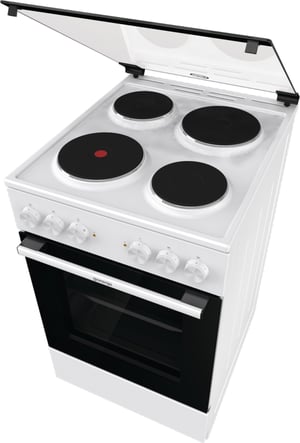 Gorenje GE5A21WH pierkarnik Kuchenka wolnostojąca Prąd elektryczny Płyta uszczelniona Biały