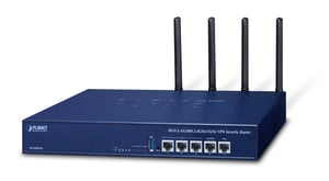 PLANET Wi-Fi 6 AX2400 2.4GHz/5GHz Wireless Router with Gigabit Ethernet, Blue