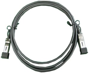 DELL SFP+ M-M 3 m InfiniBand-/fiberoptisk SFP+-kabel, svart
