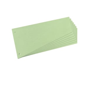 Herlitz 10838225 Trennblatt, Karton, grün, 100 Stück