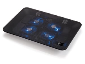 Conceptronic CNBCOOLPADL4F kylunderlägg för bärbar dator 39,6 cm (15,6") Svart