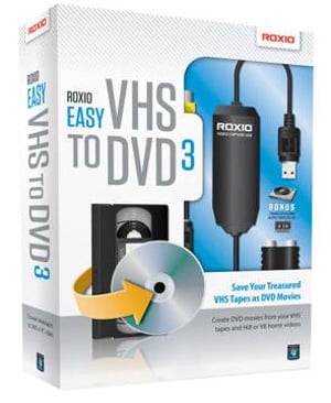 Roxio Easy VHS to DVD 3, Win, ML karta do przechwytywania video USB 2.0