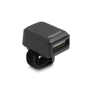 DeLOCK Ring-shaped 1D and 2D barcode scanner with 2.4 GHz or Bluetooth – Wireless charging feature
