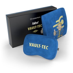 noblechairs Fallout Vault-Tec Cushion Set, Blue, 2-piece