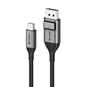 ALOGIC ULMDPDP02-SGR DisplayPort-kabel 2 m Mini DisplayPort Svart, Grå