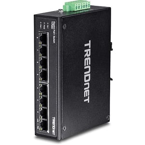 Trendnet TI-PG80 Netzwerk-Switch, unmanaged, L2, Gigabit-Ethernet (10/100/1000), PoE-Unterstützung, schwarz