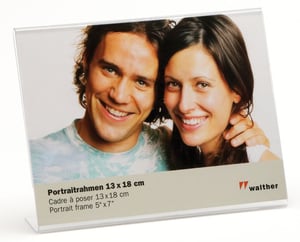 Walther Design Acrylic Portrait 13x18 Clear