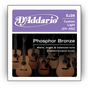 D'Addario EJ26 struna instrumentu muzycznego Akustyczny 6 szt. Stal Gitara