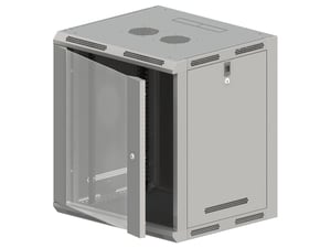 Alantec 5901738555785 12U-Rack Hängeschrank Grau