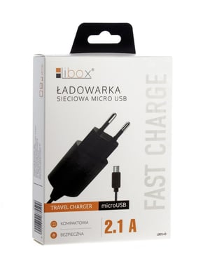 Libox LB0143 ładowarka do urządzeń przenośnych Uniwersalne Czarny Prąd przemienny Szybkie ładowanie Wewnętrzna
