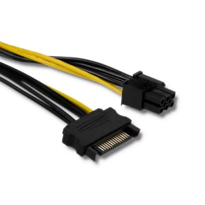 Qoltec 53989 intern strömkabel 0,15 m