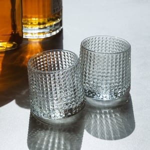 Thumbs Up 1002825 Whiskey Glass, Clear, 2-Pack, 175 ml